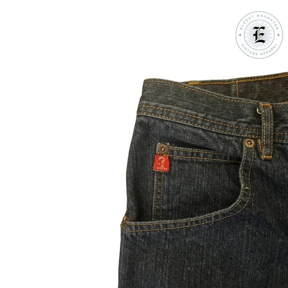 Vintage Guess Baggy Fit Jeans • Size 20 • RN 102036 • Light Wash - Picture 6 of 6